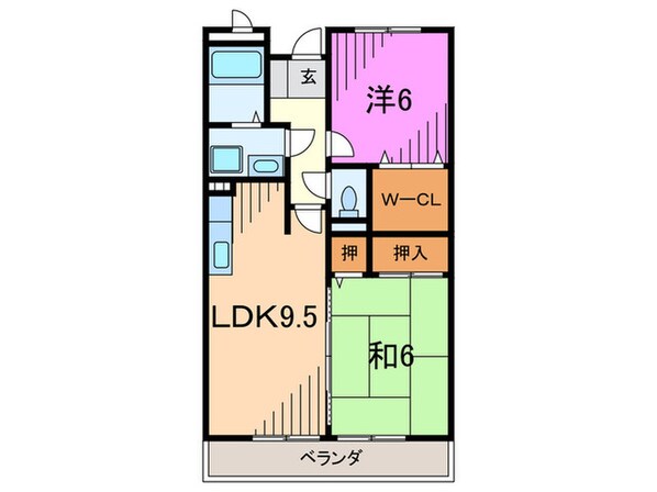 ﾚｼﾞｪﾝﾄﾞ甲東園の物件間取画像